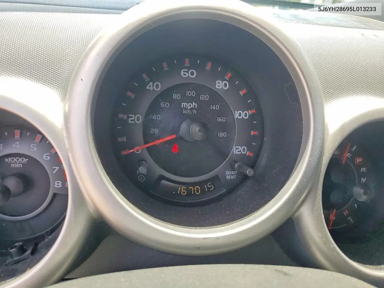 2005 Honda Element Ex VIN: 5J6YH28695L013233 Lot: 58351946
