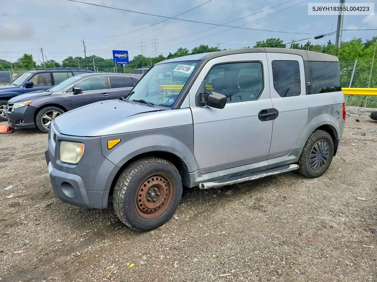 2005 Honda Element Lx VIN: 5J6YH18355L004223 Lot: 58914196