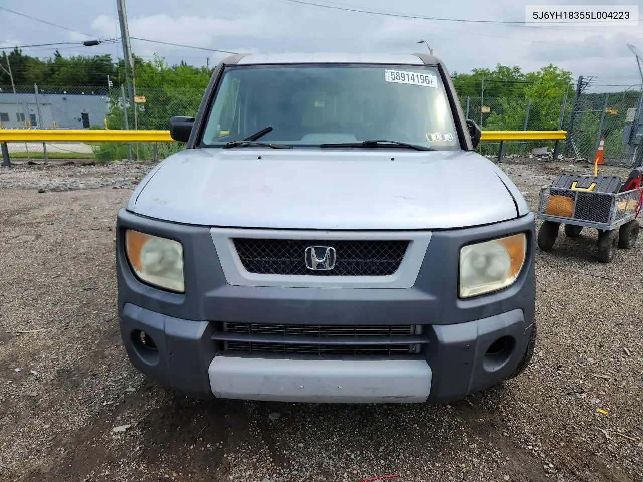 2005 Honda Element Lx VIN: 5J6YH18355L004223 Lot: 58914196