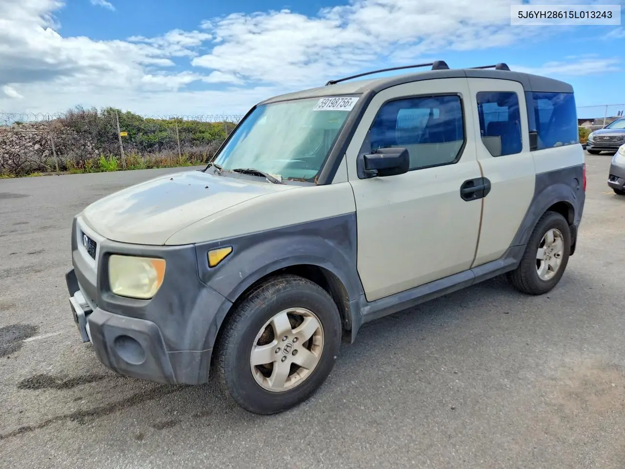 2005 Honda Element Ex VIN: 5J6YH28615L013243 Lot: 59198756