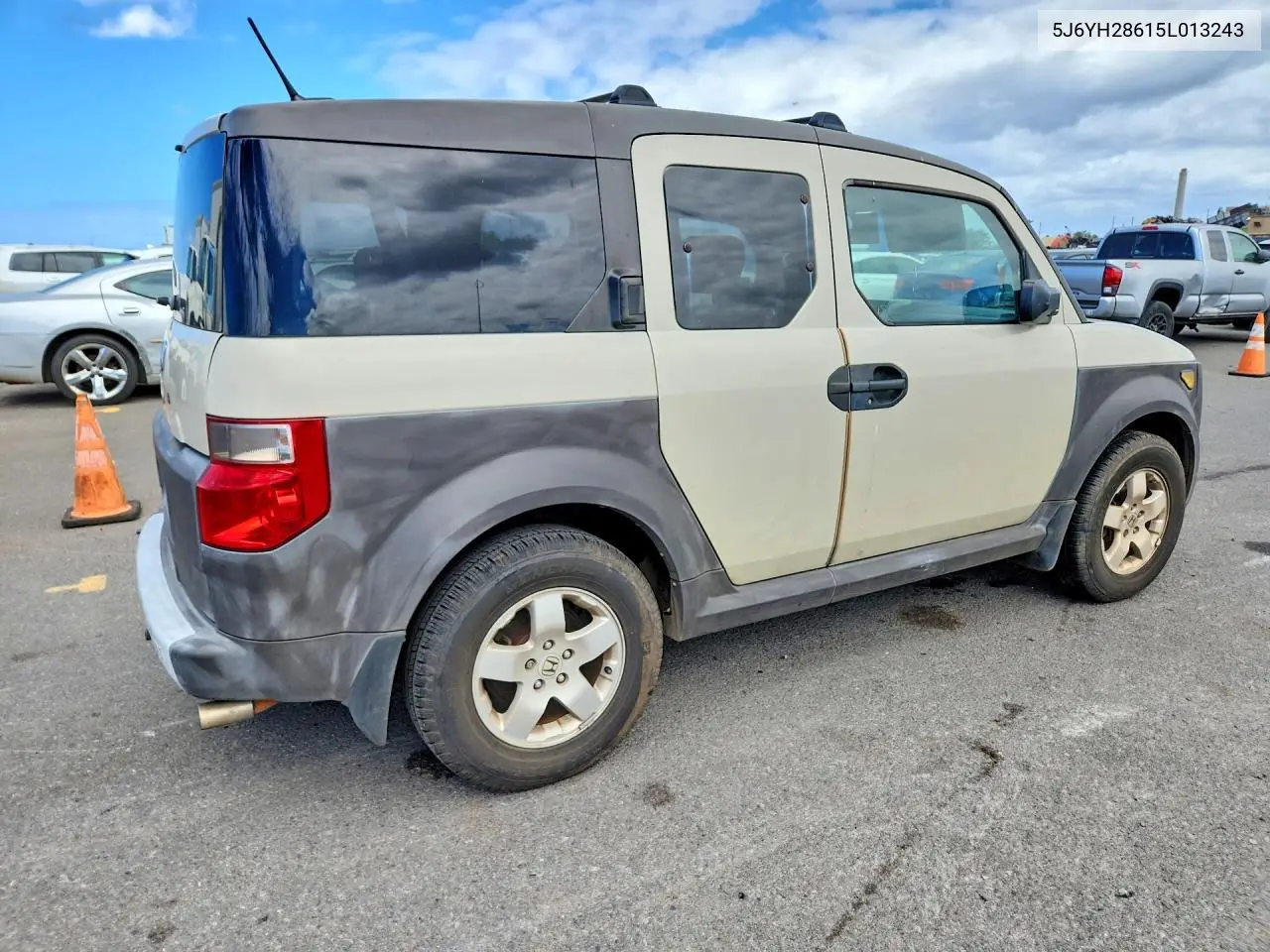 2005 Honda Element Ex VIN: 5J6YH28615L013243 Lot: 59198756