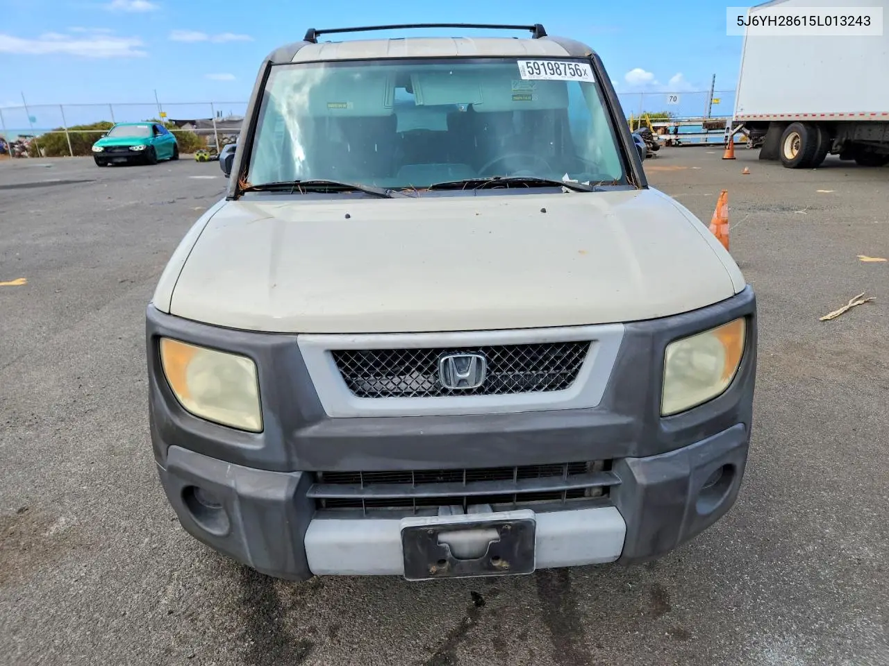 2005 Honda Element Ex VIN: 5J6YH28615L013243 Lot: 59198756