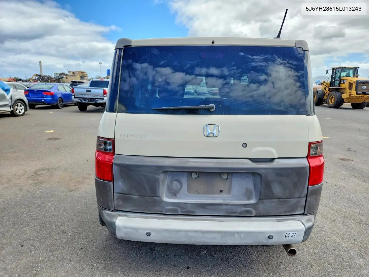2005 Honda Element Ex VIN: 5J6YH28615L013243 Lot: 59198756
