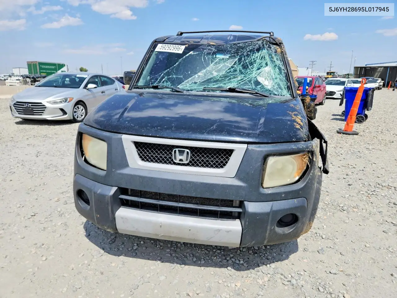 2005 Honda Element VIN: 5J6YH28695L017945 Lot: 59292996