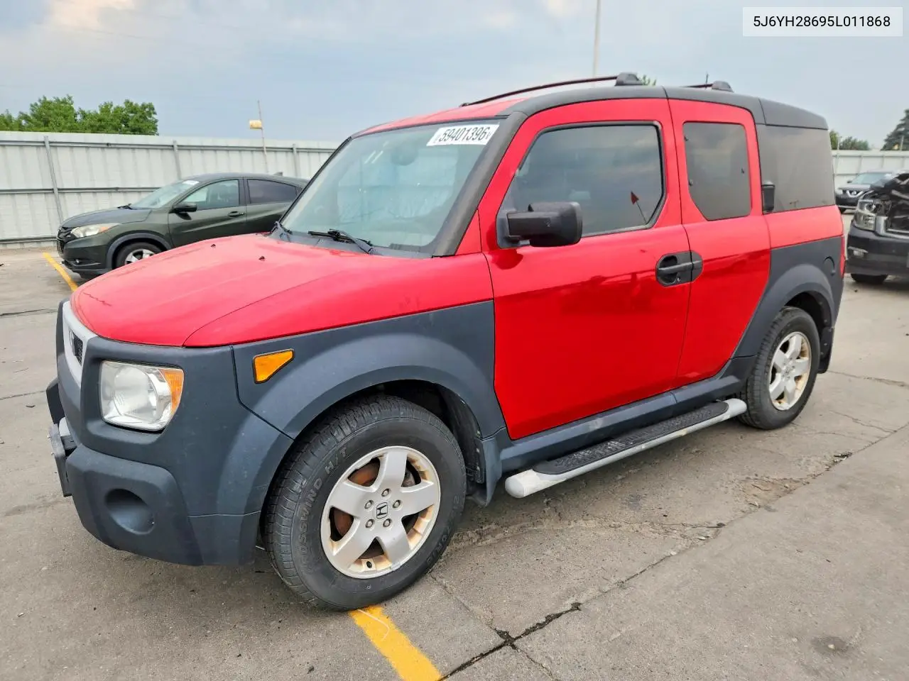 2005 Honda Element Ex VIN: 5J6YH28695L011868 Lot: 59401396