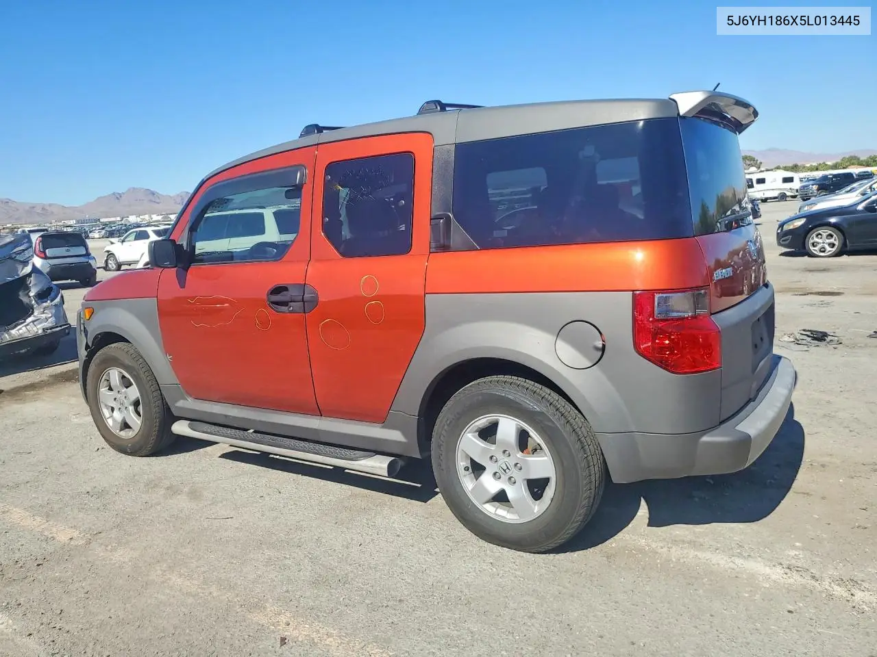 2005 Honda Element Ex VIN: 5J6YH186X5L013445 Lot: 59956016