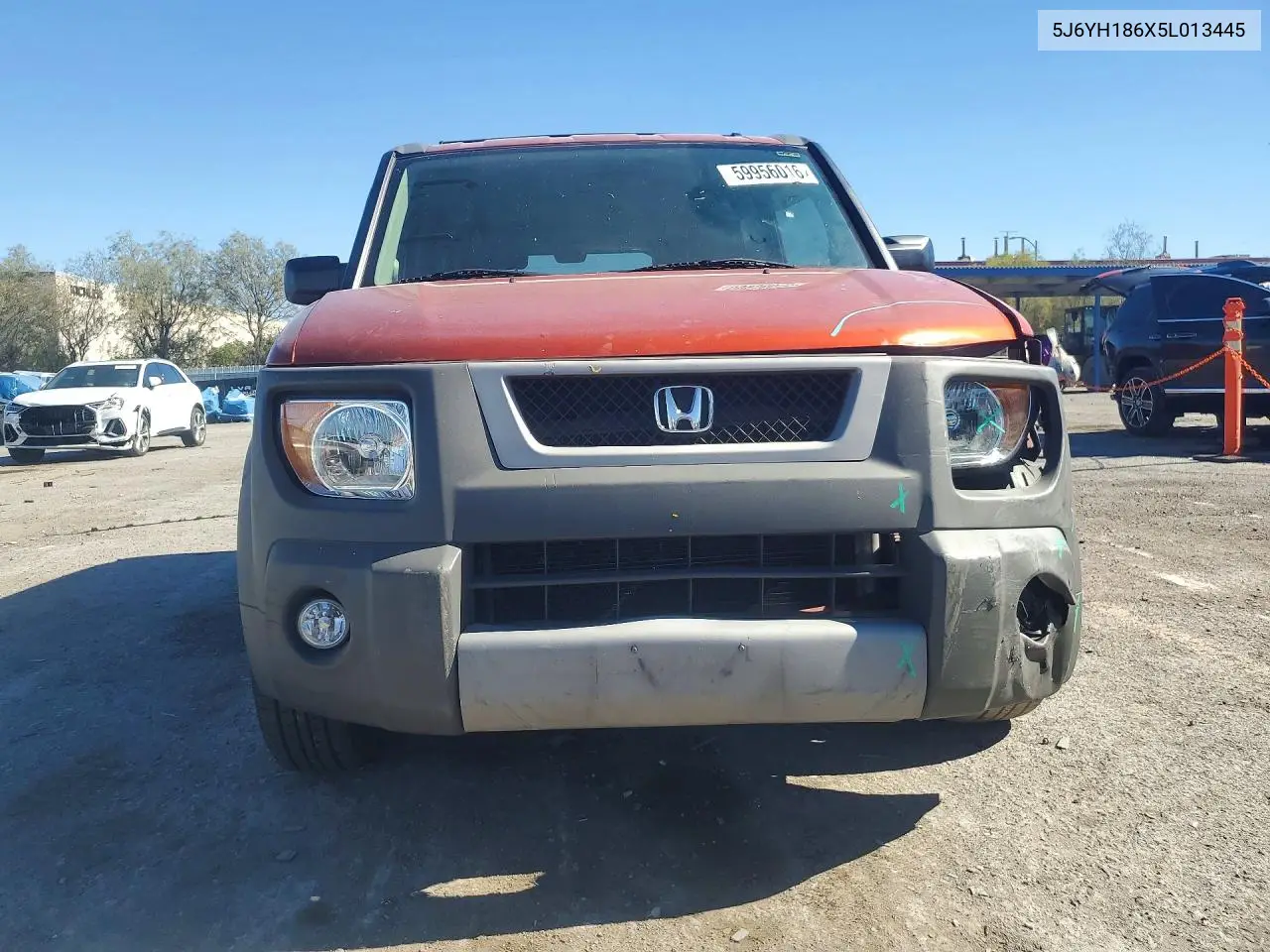 2005 Honda Element Ex VIN: 5J6YH186X5L013445 Lot: 59956016