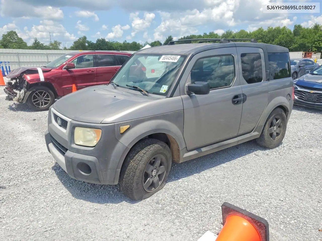 2005 Honda Element Ex VIN: 5J6YH28695L018027 Lot: 60445466