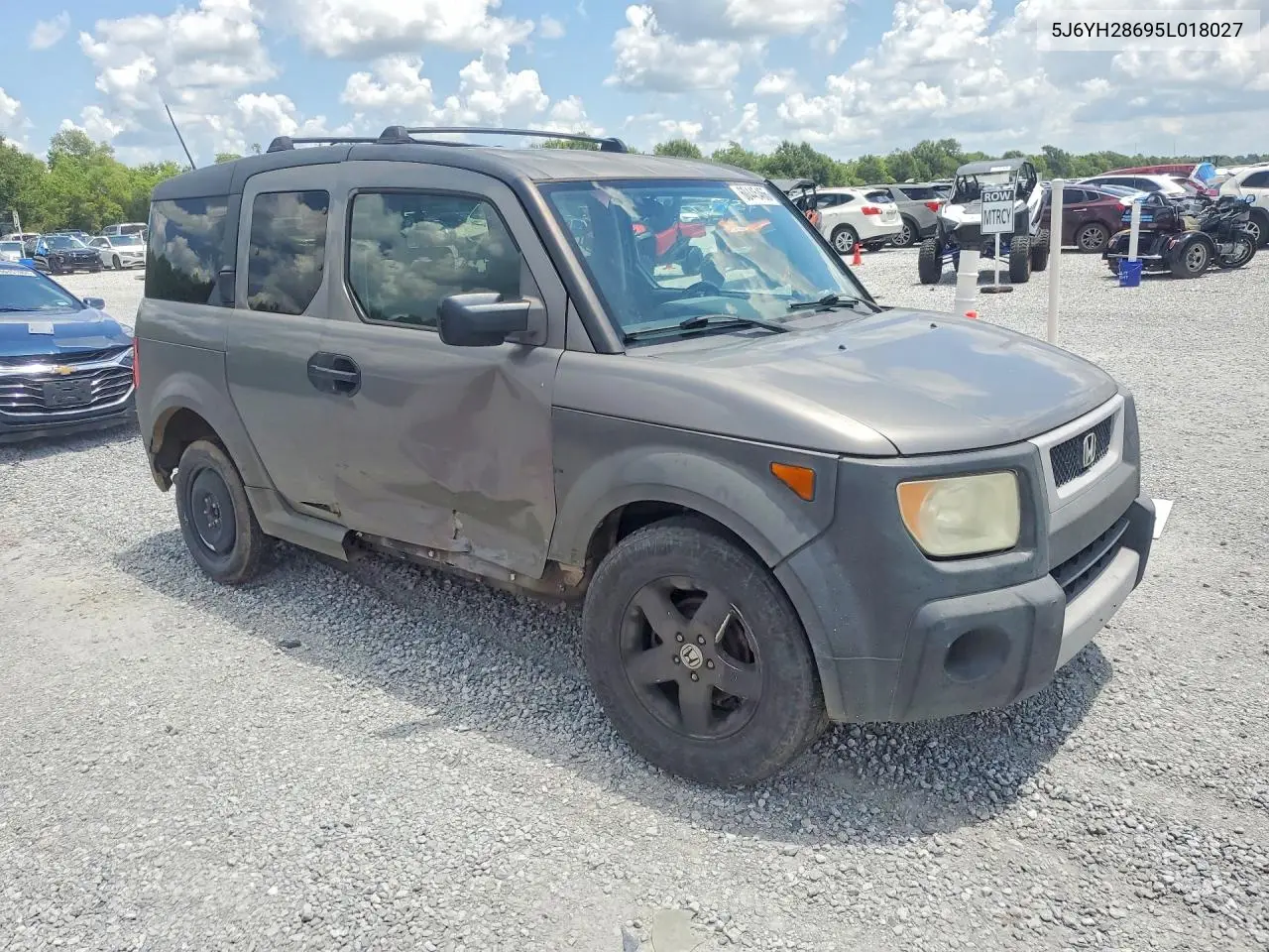 2005 Honda Element Ex VIN: 5J6YH28695L018027 Lot: 60445466