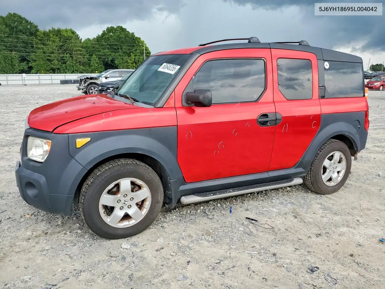 2005 Honda Element Ex VIN: 5J6YH18695L004042 Lot: 60646356