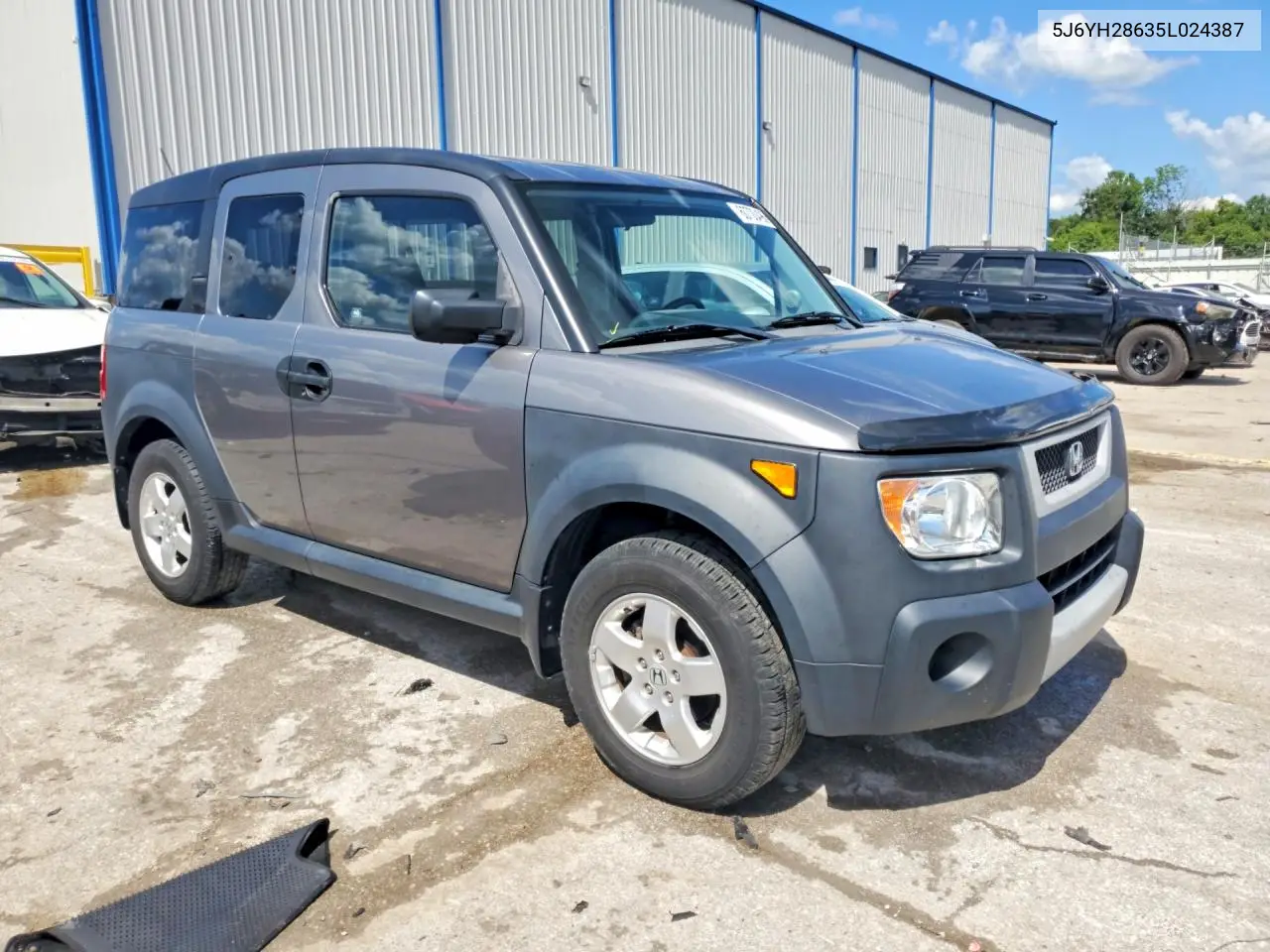 2005 Honda Element Ex VIN: 5J6YH28635L024387 Lot: 60700496