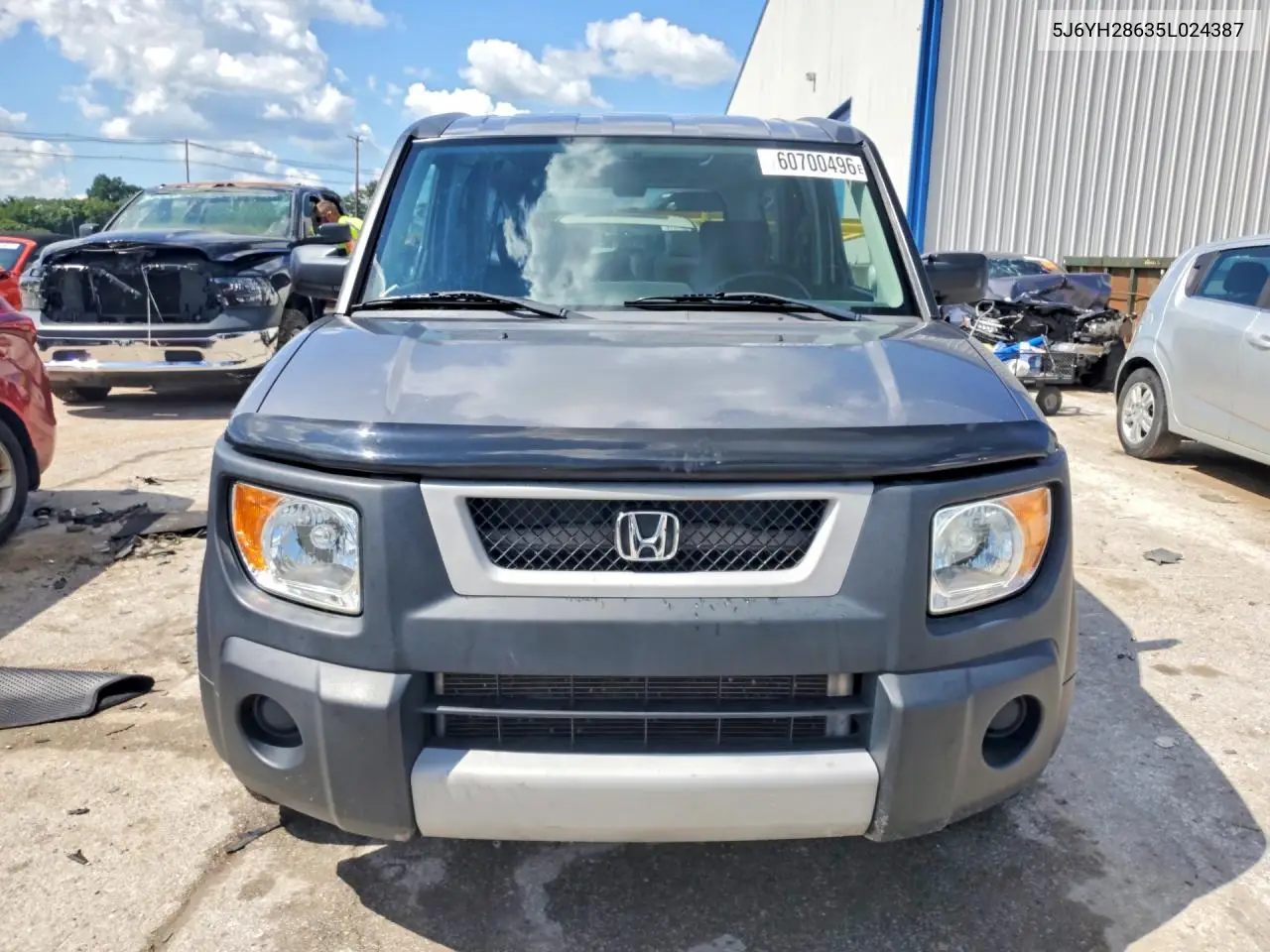 2005 Honda Element Ex VIN: 5J6YH28635L024387 Lot: 60700496