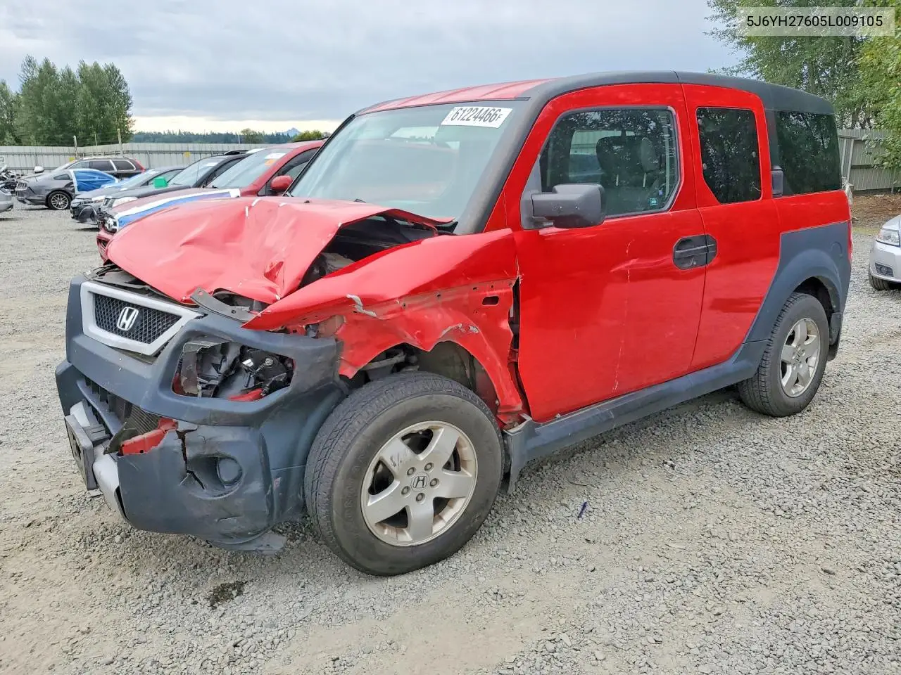 2005 Honda Element Ex VIN: 5J6YH27605L009105 Lot: 61224466