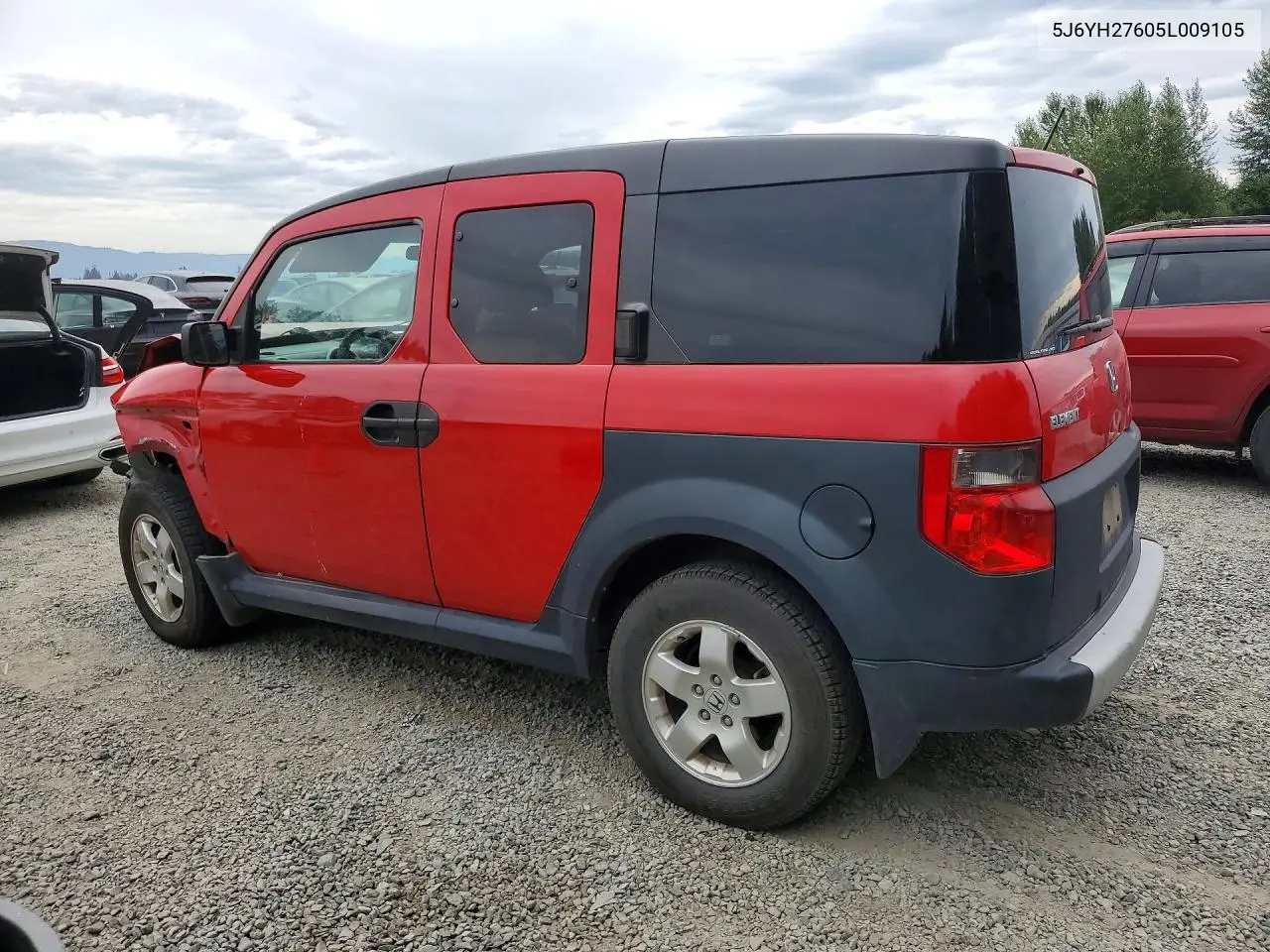 2005 Honda Element Ex VIN: 5J6YH27605L009105 Lot: 61224466