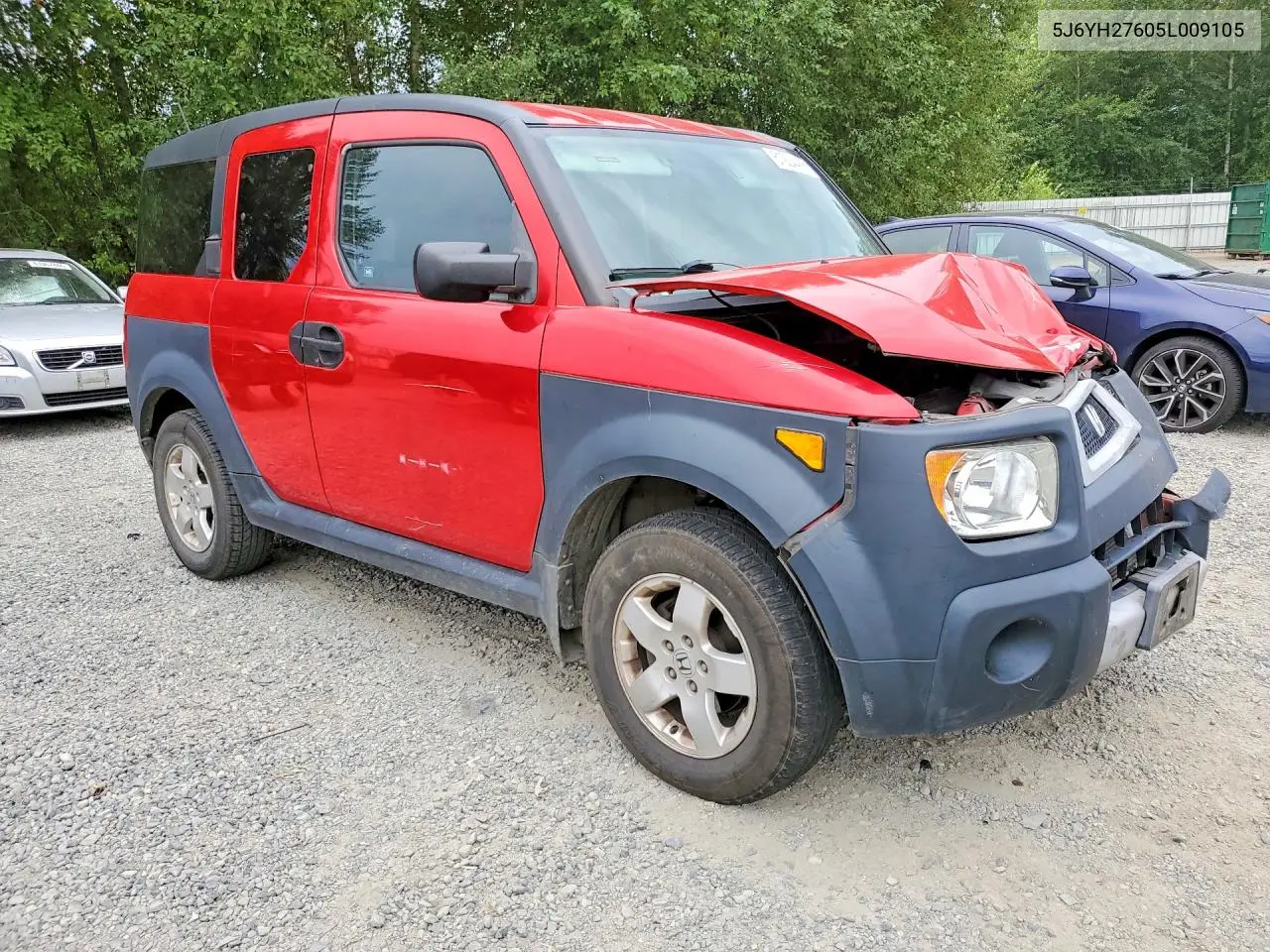 2005 Honda Element Ex VIN: 5J6YH27605L009105 Lot: 61224466
