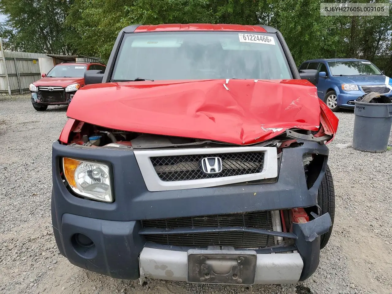2005 Honda Element Ex VIN: 5J6YH27605L009105 Lot: 61224466