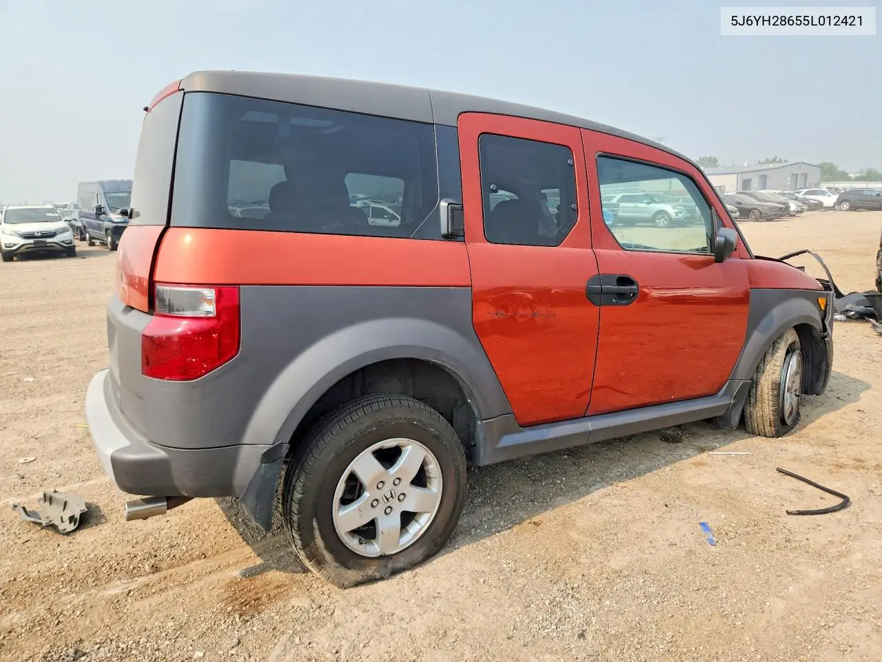 2005 Honda Element Ex VIN: 5J6YH28655L012421 Lot: 61307016