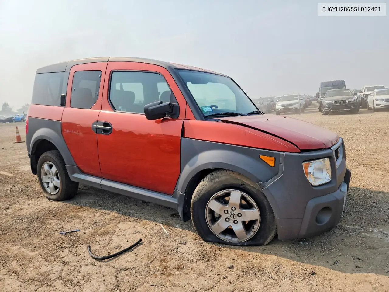 2005 Honda Element Ex VIN: 5J6YH28655L012421 Lot: 61307016