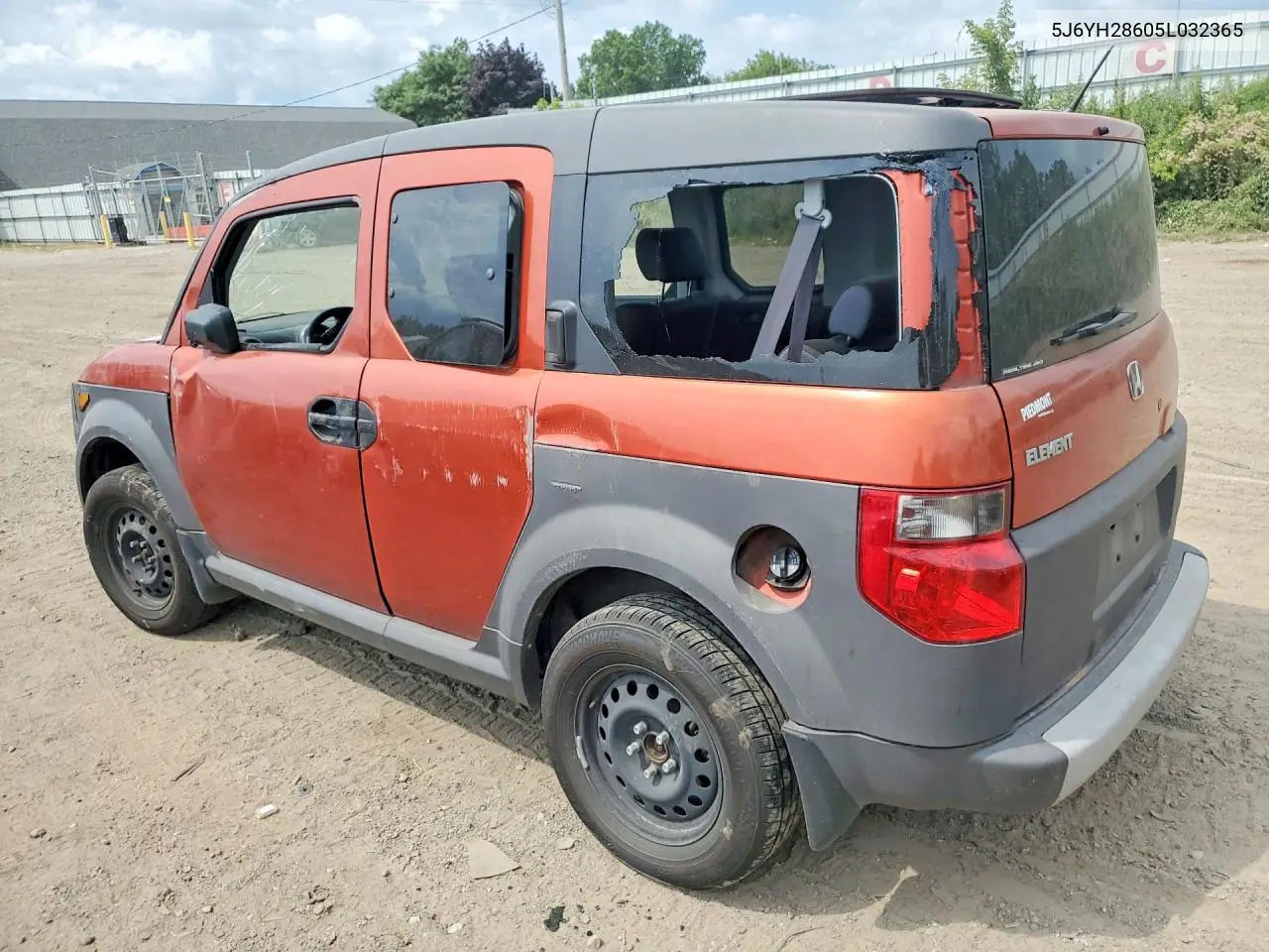 2005 Honda Element Ex VIN: 5J6YH28605L032365 Lot: 61664526