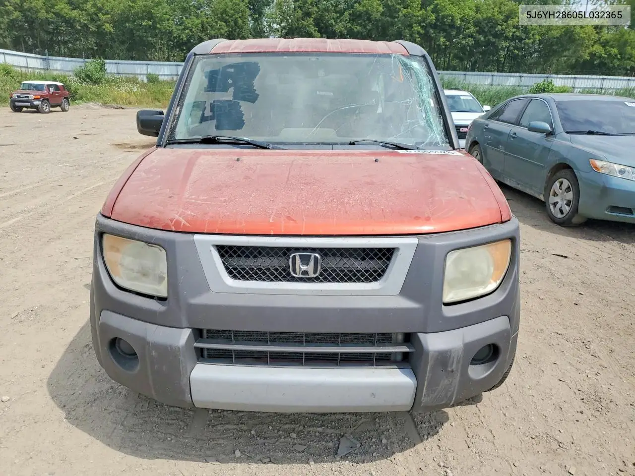 2005 Honda Element Ex VIN: 5J6YH28605L032365 Lot: 61664526