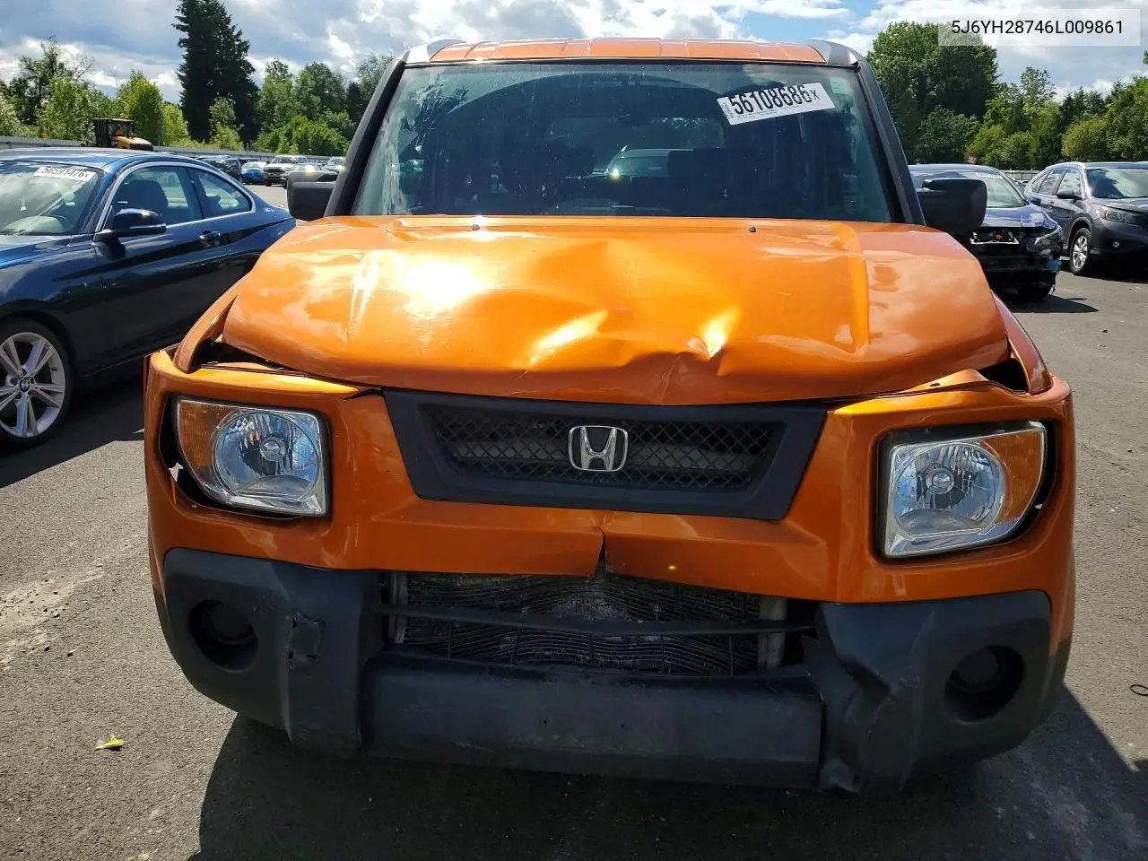 2006 Honda Element Ex VIN: 5J6YH28746L009861 Lot: 56108686