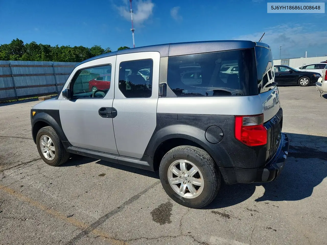 2006 Honda Element Ex VIN: 5J6YH18686L008648 Lot: 56589796