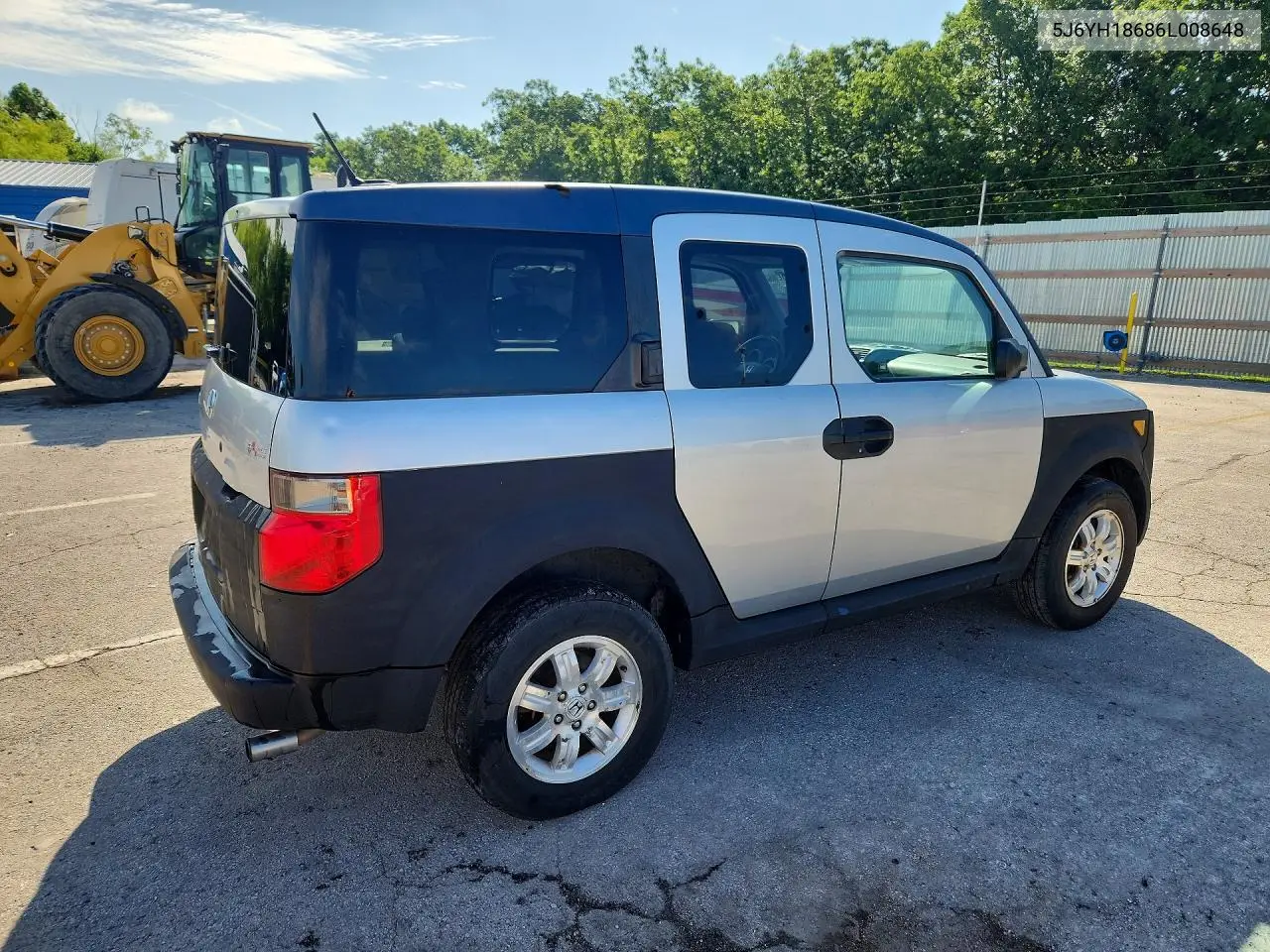 2006 Honda Element Ex VIN: 5J6YH18686L008648 Lot: 56589796