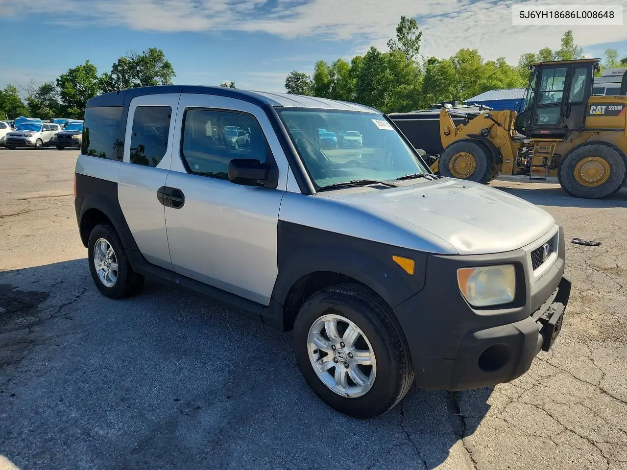 2006 Honda Element Ex VIN: 5J6YH18686L008648 Lot: 56589796