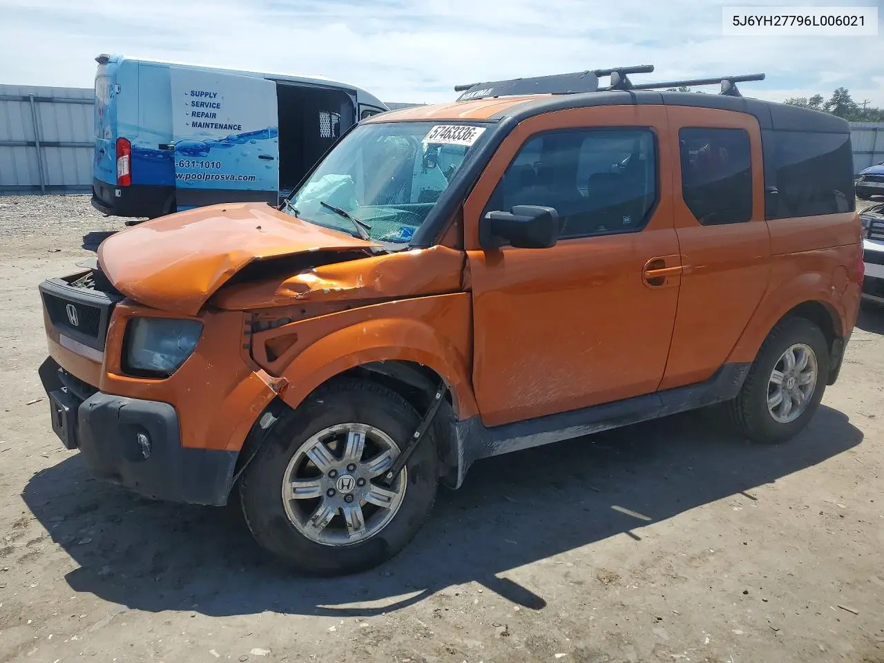 2006 Honda Element Ex VIN: 5J6YH27796L006021 Lot: 57463336