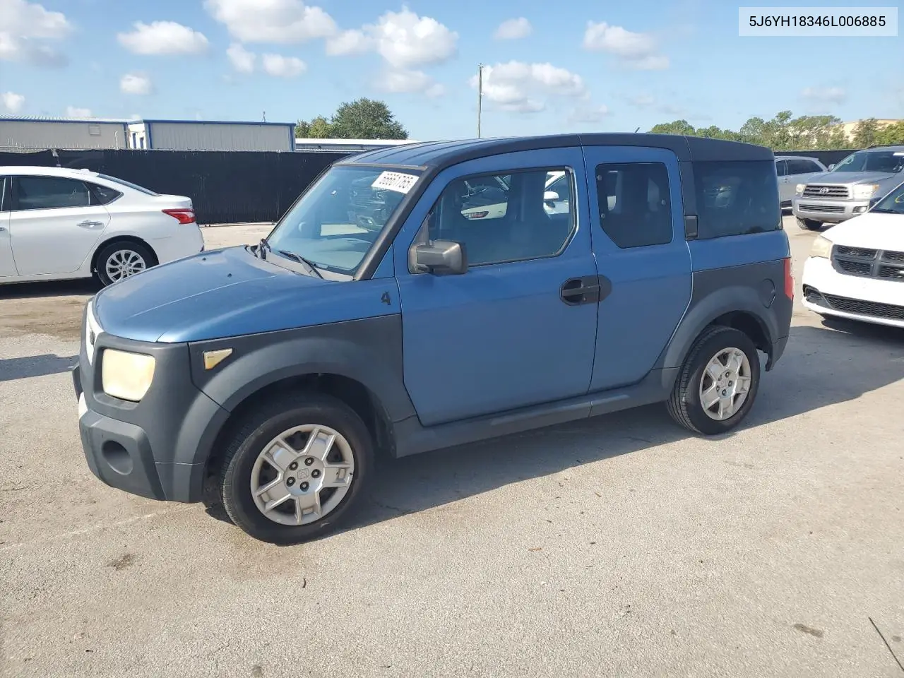 5J6YH18346L006885 2006 Honda Element Lx