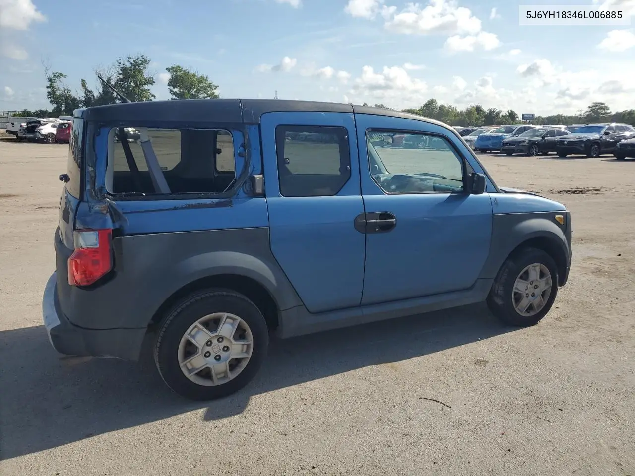 5J6YH18346L006885 2006 Honda Element Lx