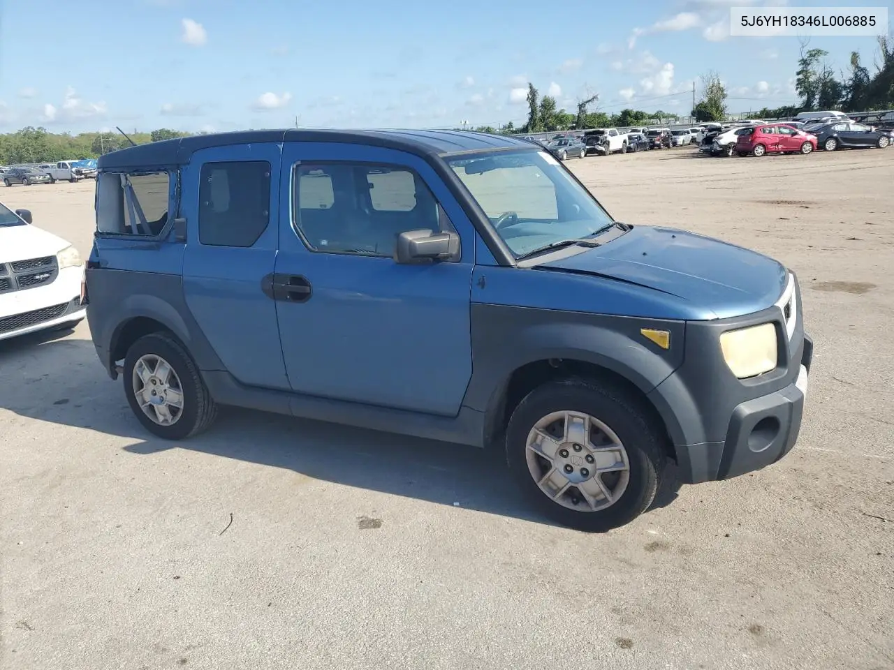 5J6YH18346L006885 2006 Honda Element Lx