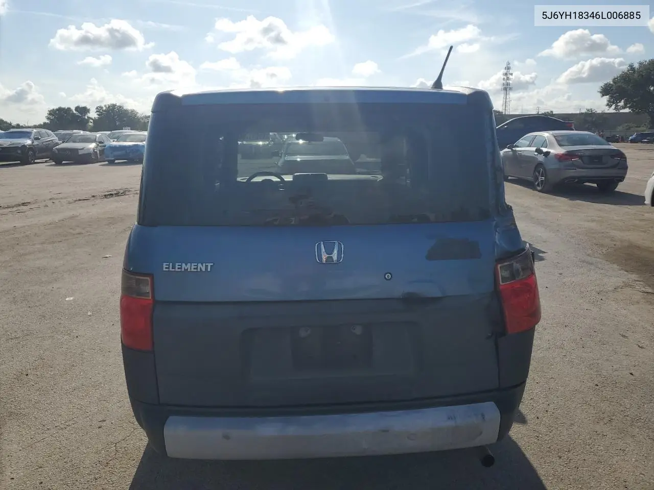 5J6YH18346L006885 2006 Honda Element Lx