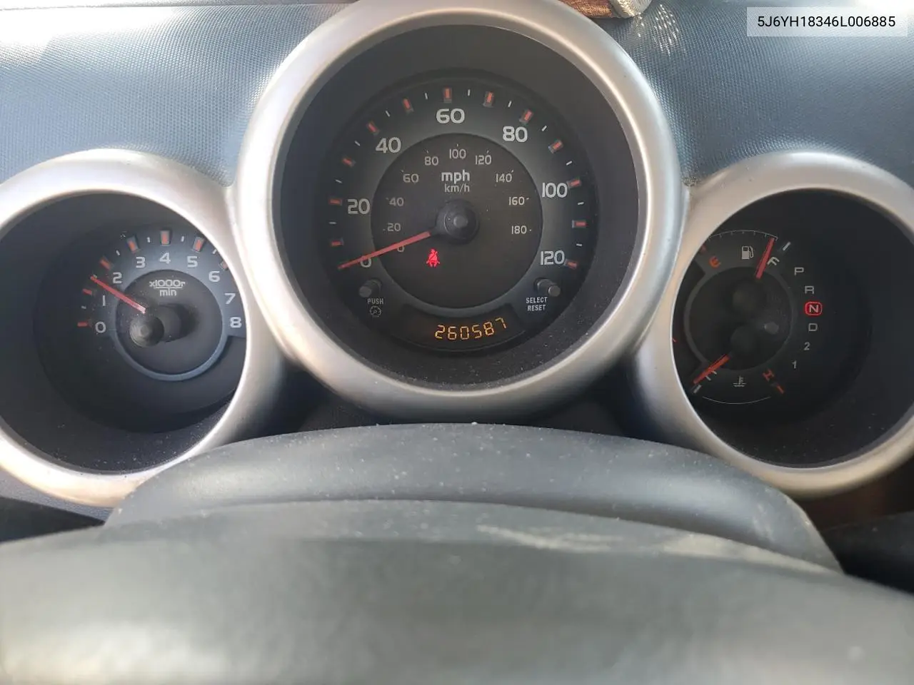 5J6YH18346L006885 2006 Honda Element Lx