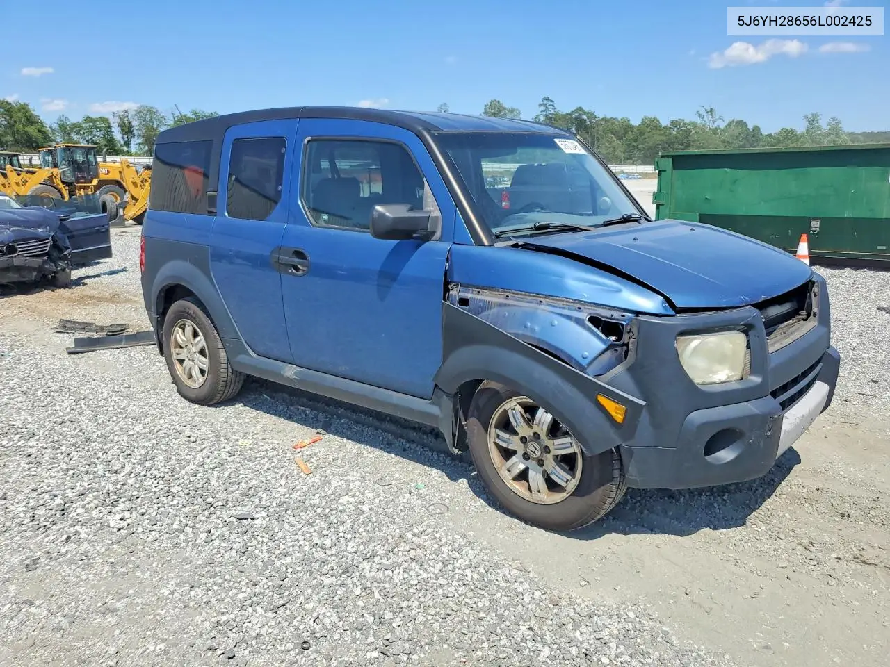 2006 Honda Element Ex VIN: 5J6YH28656L002425 Lot: 57672486