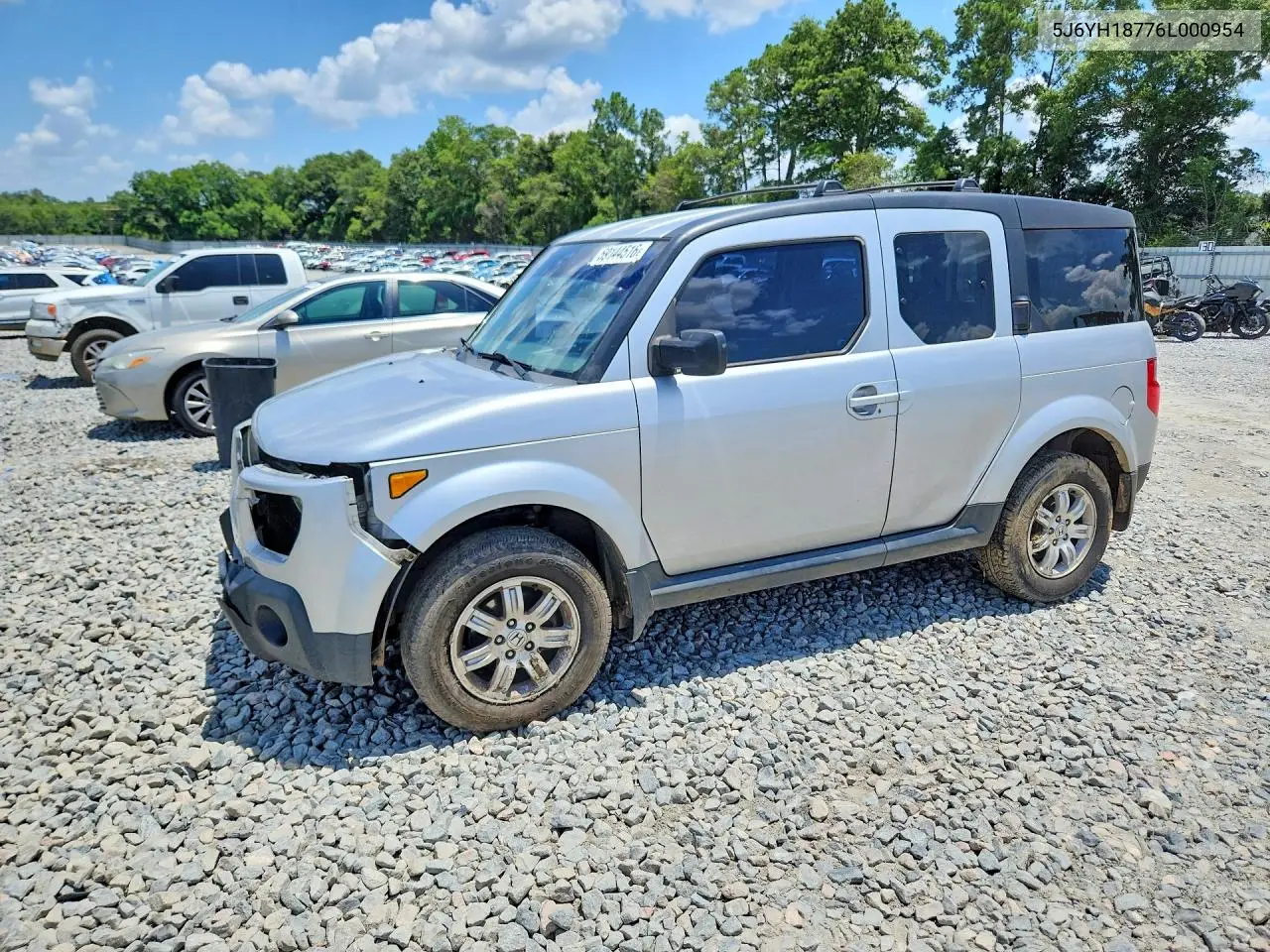 2006 Honda Element Ex VIN: 5J6YH18776L000954 Lot: 59144516