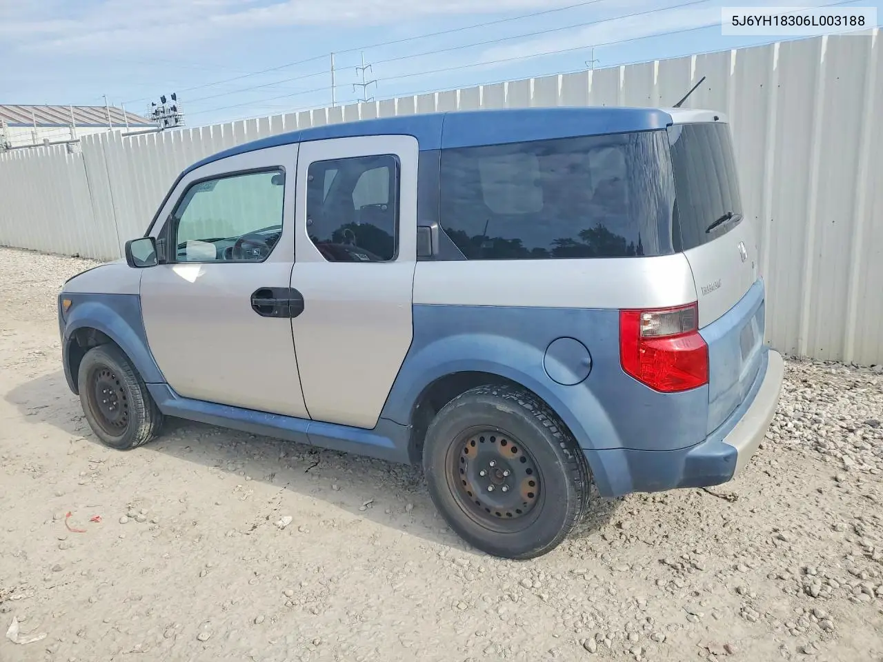 2006 Honda Element Lx VIN: 5J6YH18306L003188 Lot: 59398506