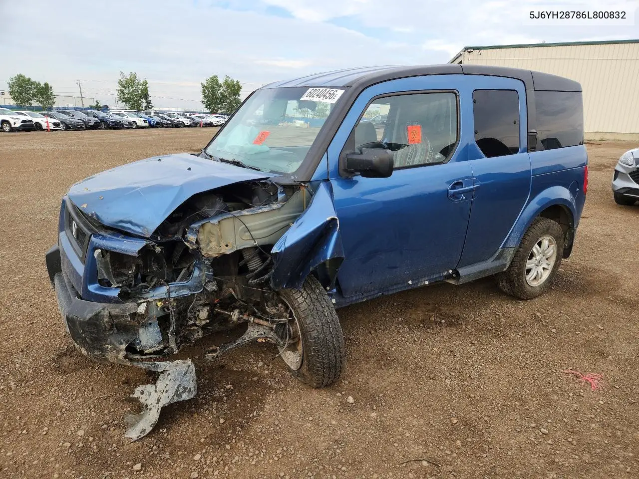 2006 Honda Element Ex VIN: 5J6YH28786L800832 Lot: 60240456