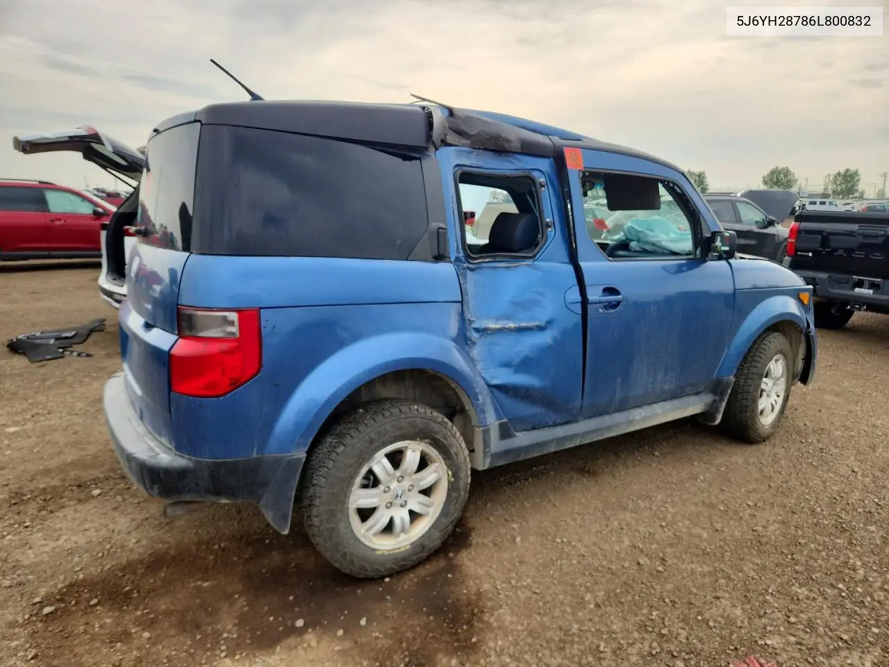 2006 Honda Element Ex VIN: 5J6YH28786L800832 Lot: 60240456