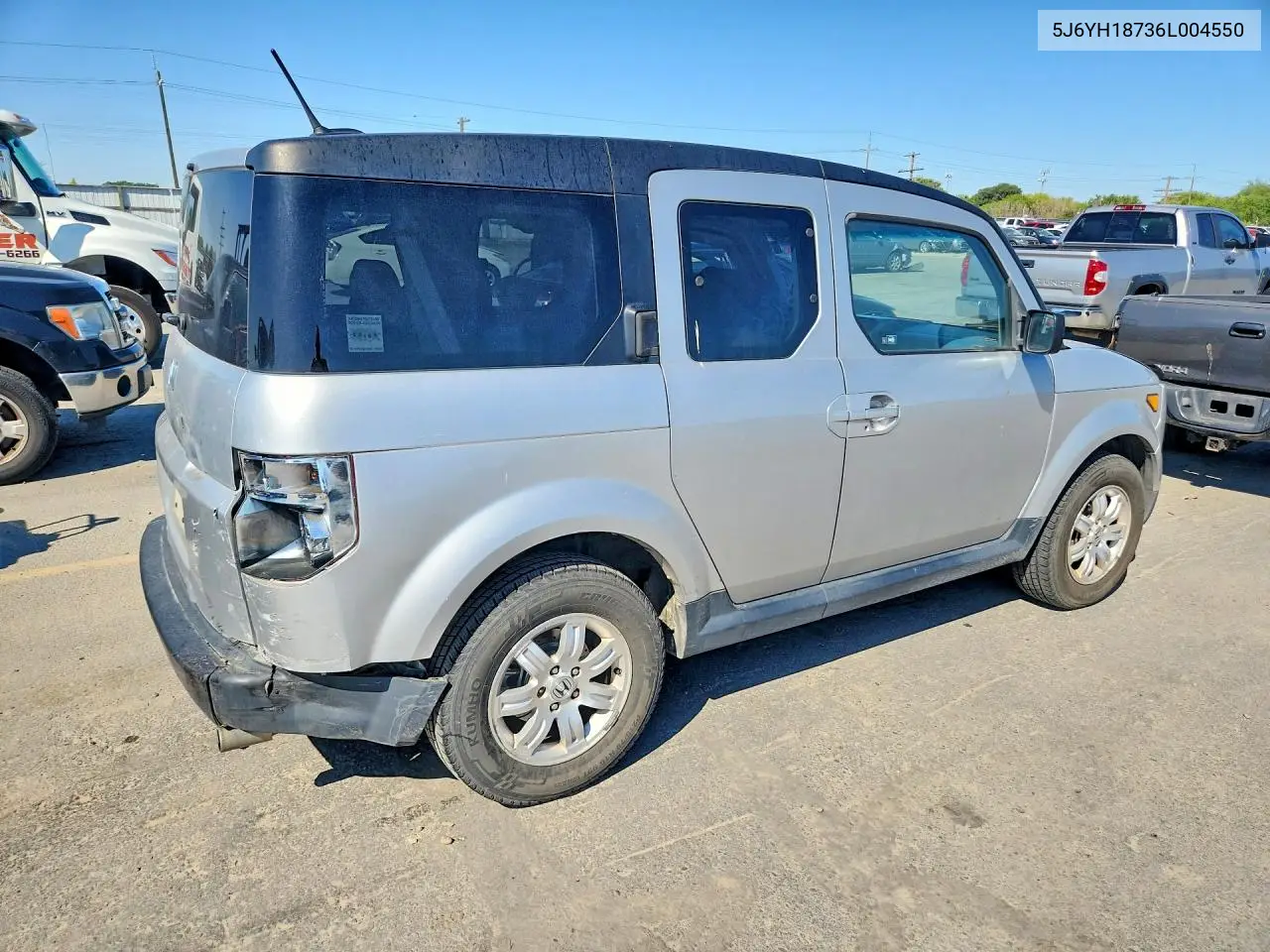 2006 Honda Element Ex VIN: 5J6YH18736L004550 Lot: 60519556