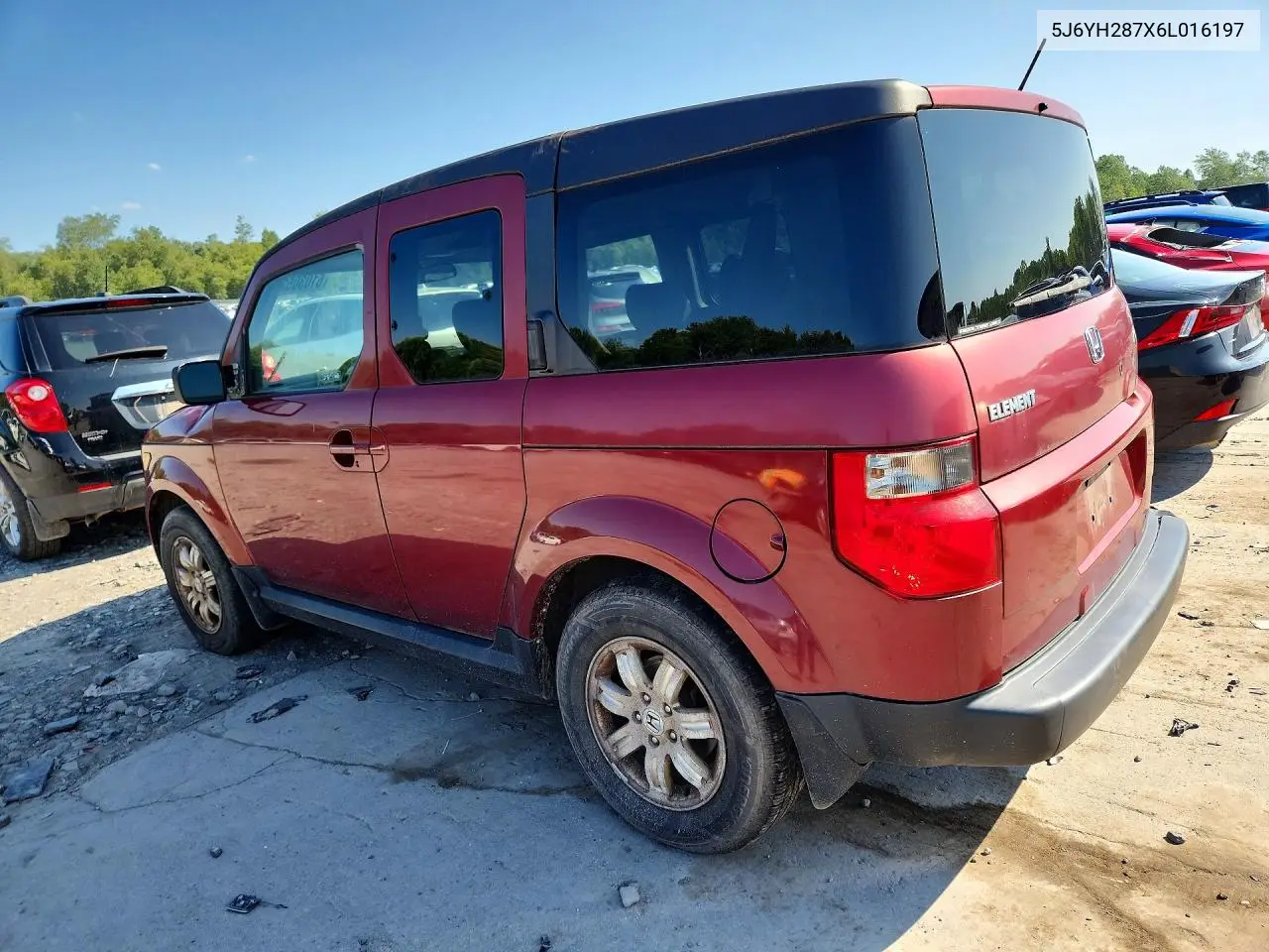 2006 Honda Element Ex VIN: 5J6YH287X6L016197 Lot: 61030526