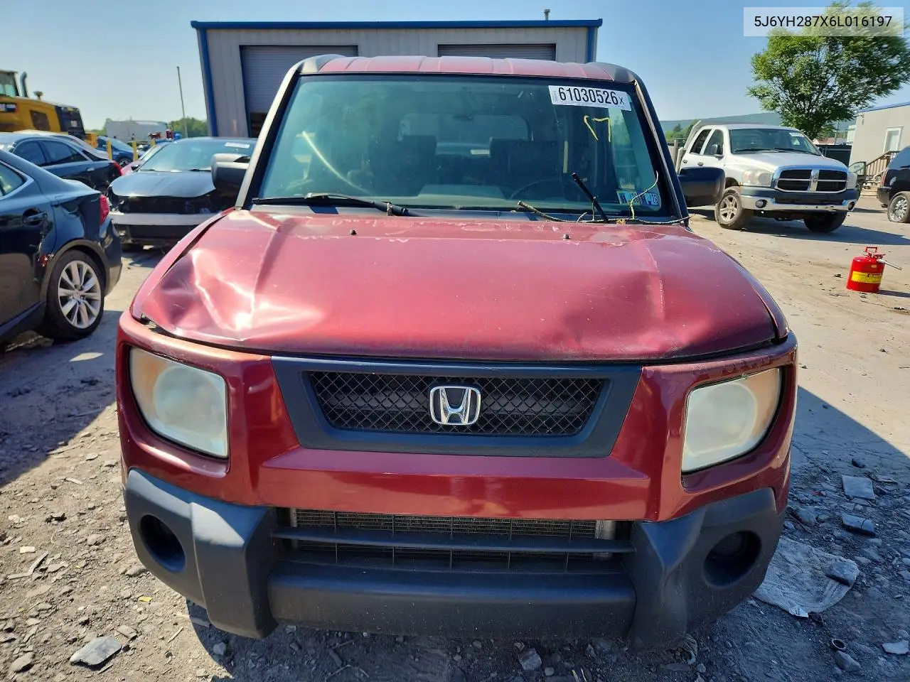 2006 Honda Element Ex VIN: 5J6YH287X6L016197 Lot: 61030526