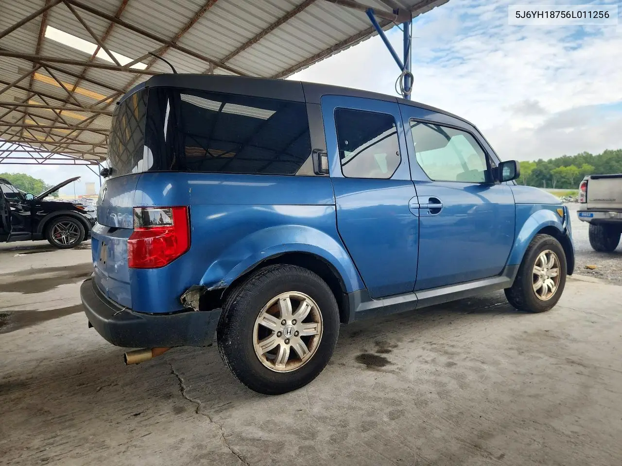 2006 Honda Element Ex VIN: 5J6YH18756L011256 Lot: 61296306