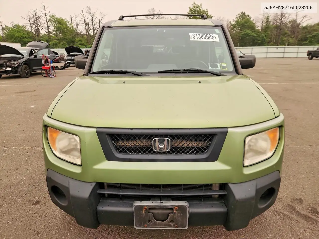 2006 Honda Element Ex VIN: 5J6YH28716L028206 Lot: 61380686