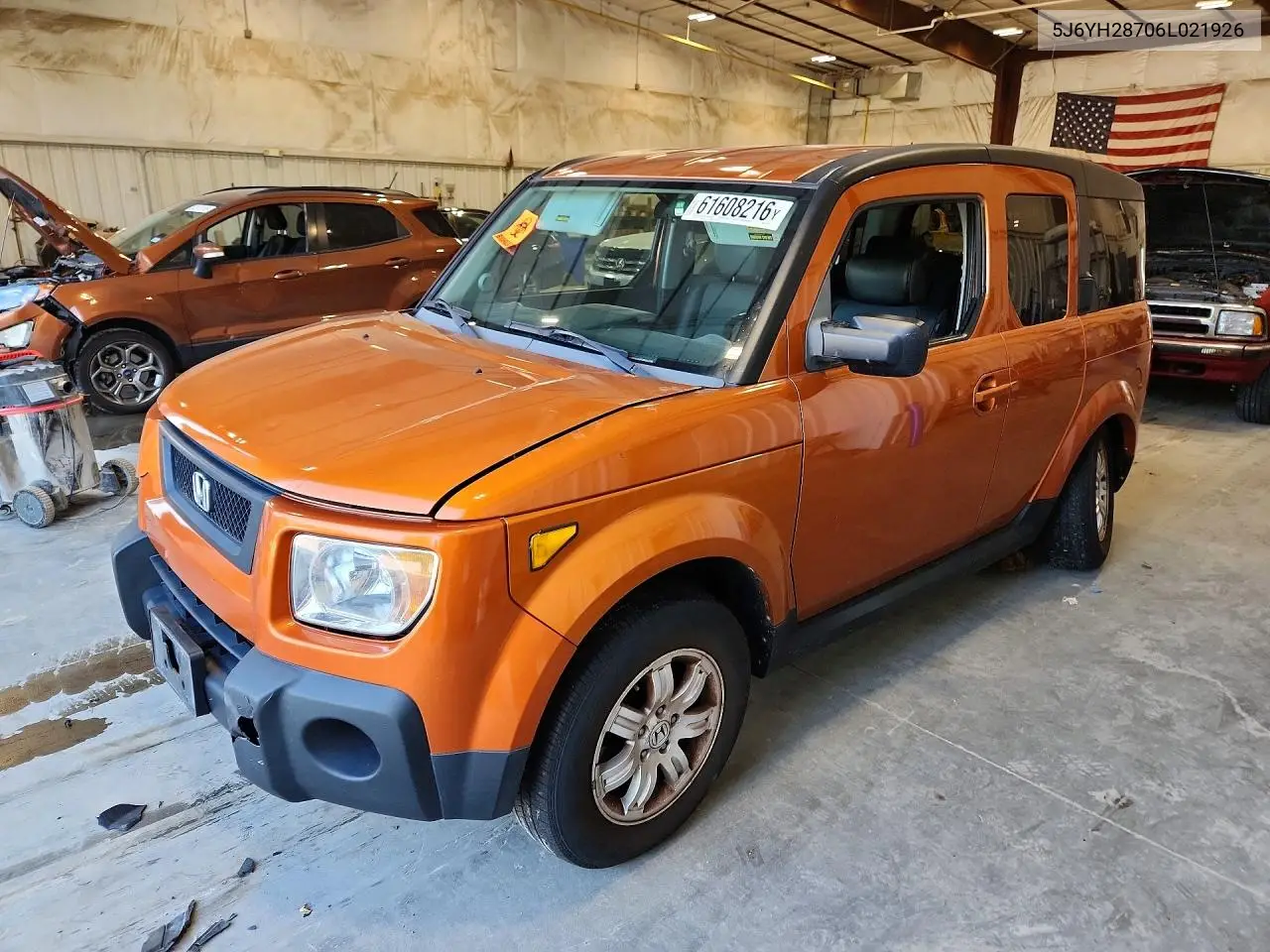 2006 Honda Element Ex VIN: 5J6YH28706L021926 Lot: 61608216
