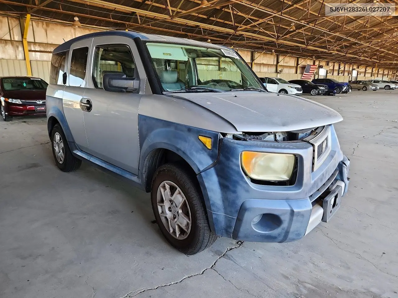 2006 Honda Element Lx VIN: 5J6YH28326L027207 Lot: 85985835