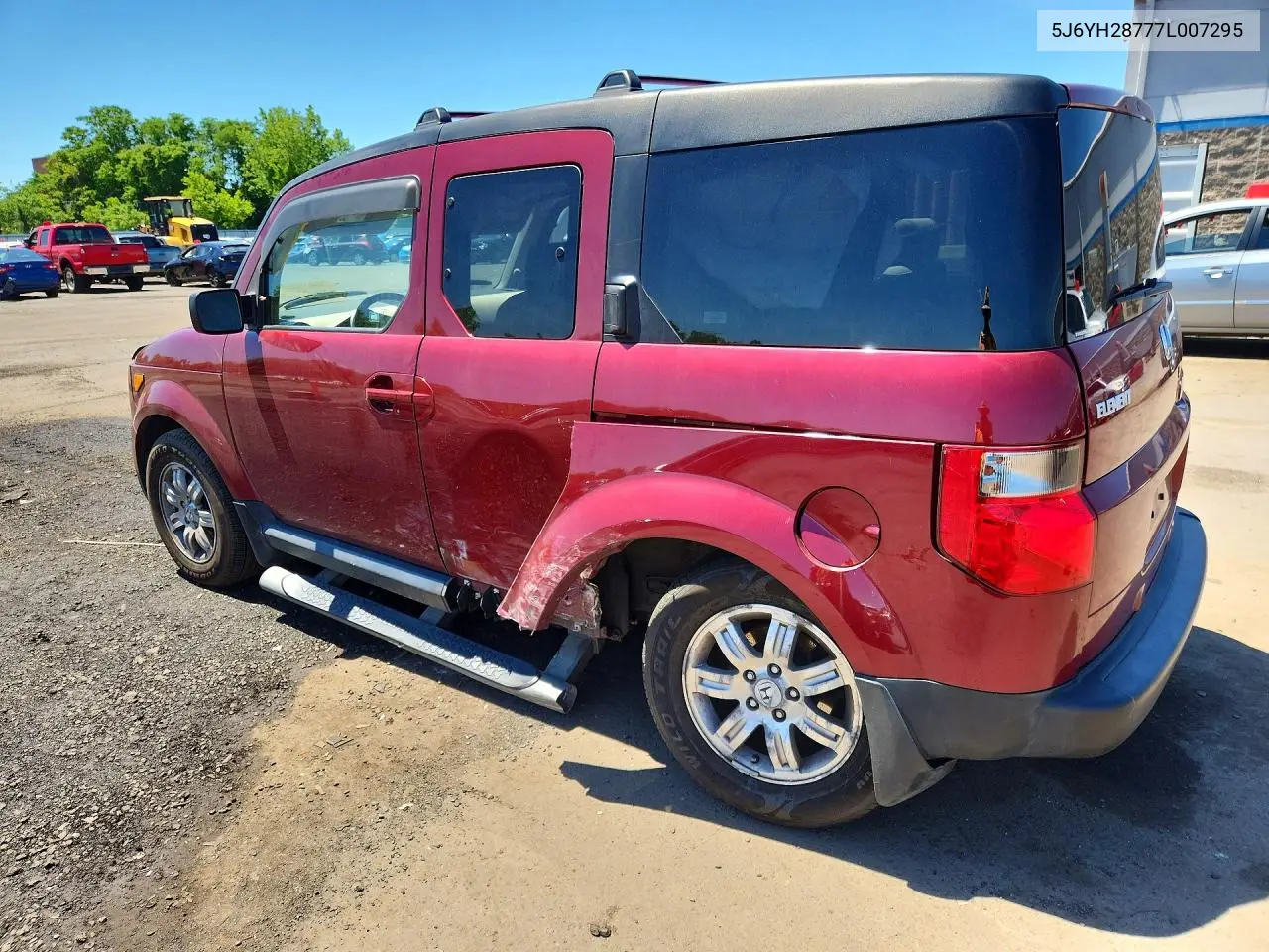2007 Honda Element Ex VIN: 5J6YH28777L007295 Lot: 55650276
