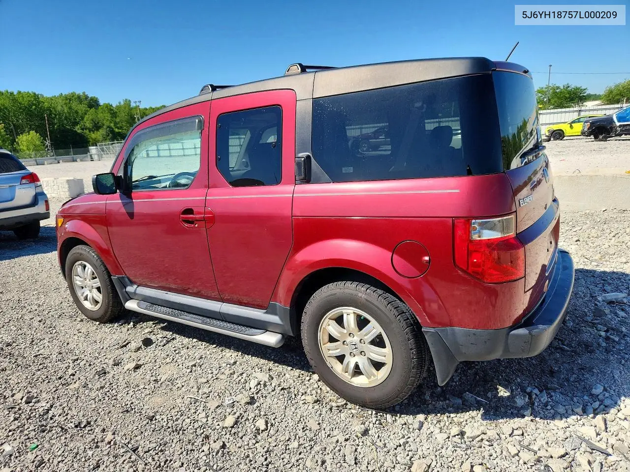 2007 Honda Element Ex VIN: 5J6YH18757L000209 Lot: 55742986