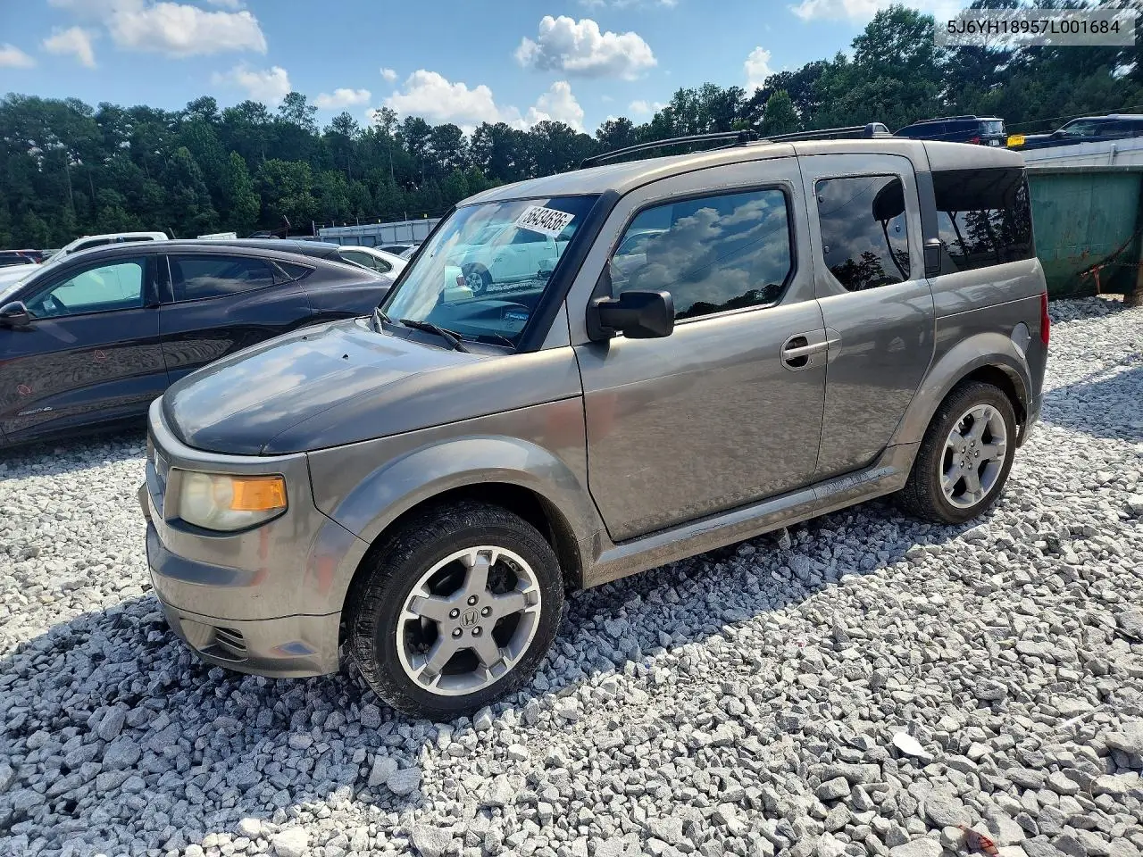 2007 Honda Element Sc VIN: 5J6YH18957L001684 Lot: 56434636