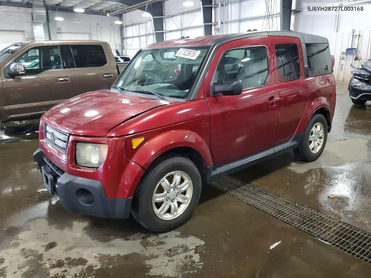 2007 Honda Element Ex VIN: 5J6YH28727L003168 Lot: 57323876